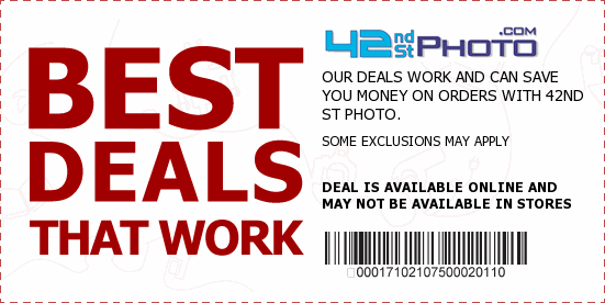 42nd St Photo Coupons