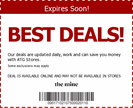 ATG Stores Promo Code