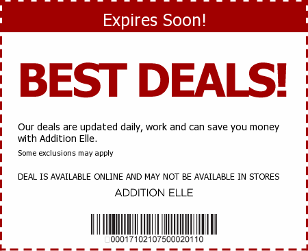 Addition Elle Promo Code