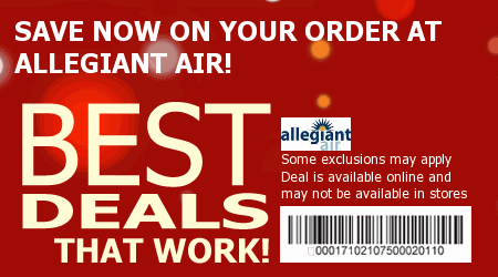 Allegiant Air Coupon Code