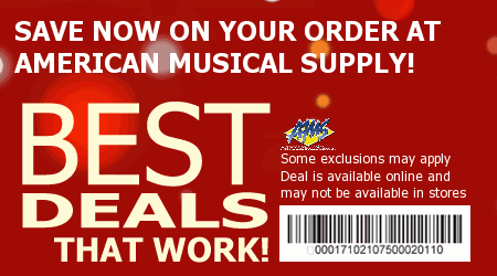 American Musical Supply Coupon Code