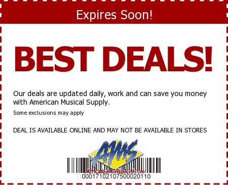 American Musical Supply Promo Code