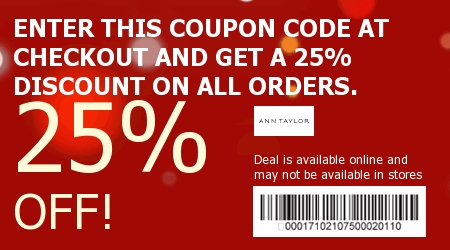Ann Taylor Coupon Code