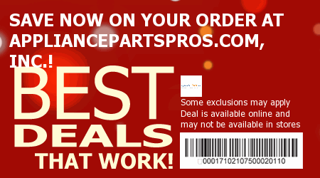Appliance Parts Pros Coupon Code
