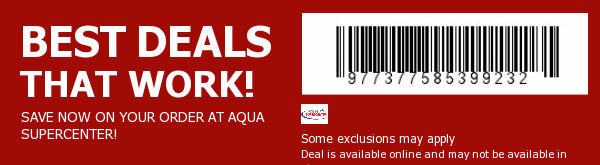 Aqua Supercenter Coupon