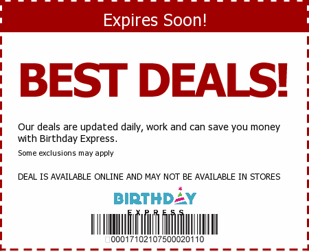 Birthday Express Promo Code