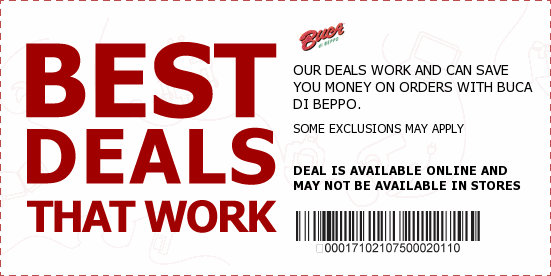 Buca di Beppo Coupons