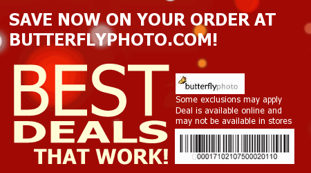 Butterfly Photo Coupon Code