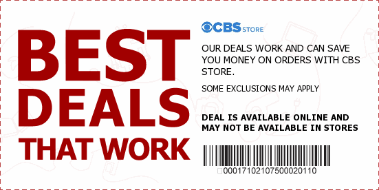 CBS Store Coupons