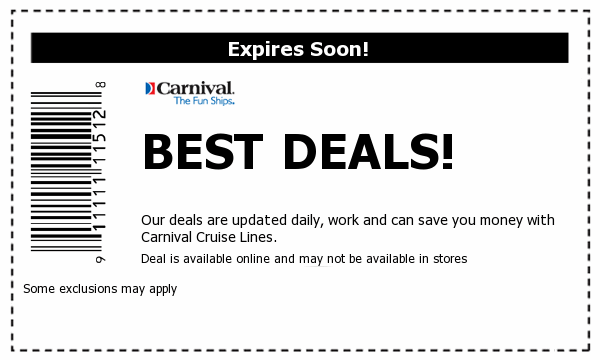 Carnival Cruise Coupons