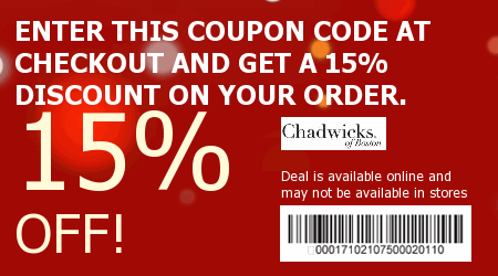 Chadwicks Coupon Code
