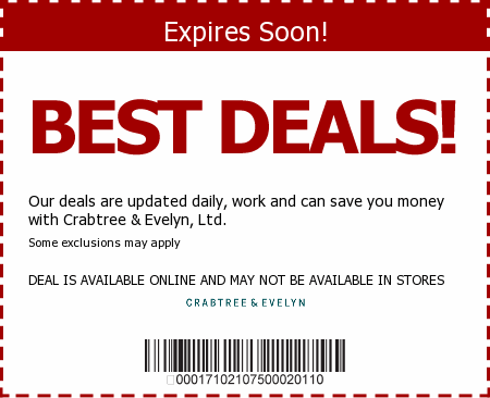 Crabtree and Evelyn Promo Code