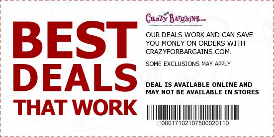 Crazy for Bargains Coupons