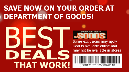 Department of Goods Coupon Code