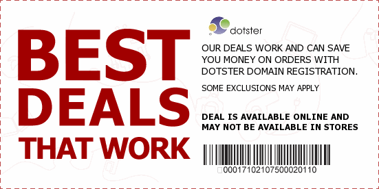 Dotster Coupons