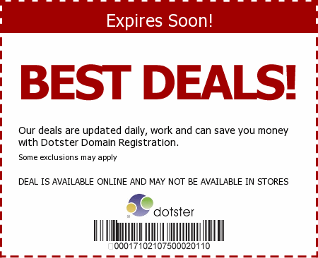 Dotster Promo Code