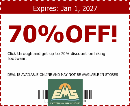Eastern Mountain Sports Promo Code
