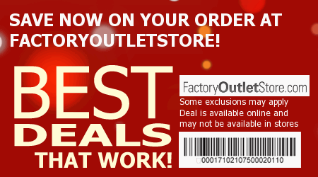 Factory Outlet Store Coupon Code