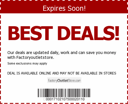 Factory Outlet Store Promo Code
