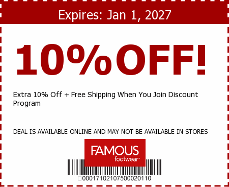 Famous Footwear Promo Code