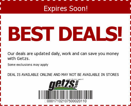 Getzs Promo Code