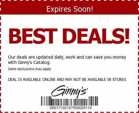 Ginnys Promo Code