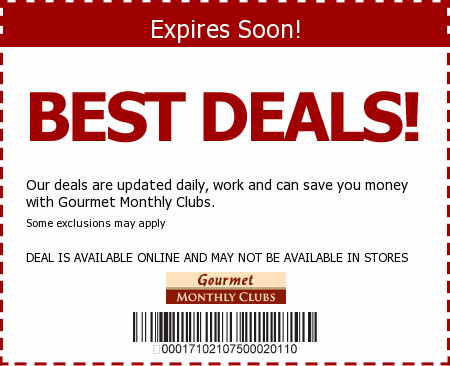 Gourmet Monthly Clubs Promo Code