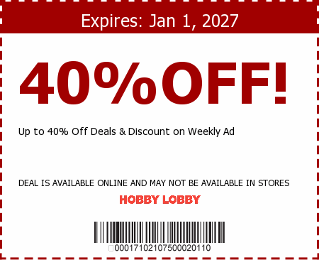 Hobby Lobby Promo Code