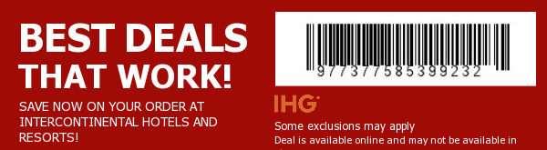 InterContinental Hotels and Resorts Coupon