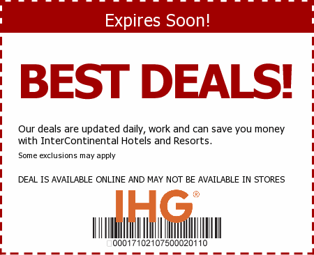 InterContinental Hotels and Resorts Promo Code