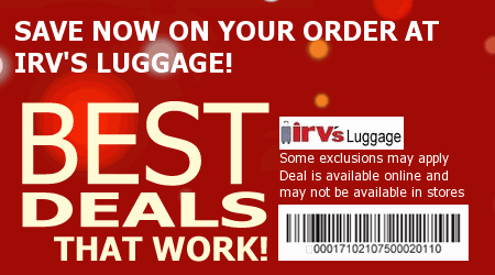 Irvs Luggage Coupon Code