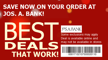 Jos A Bank Coupon Code