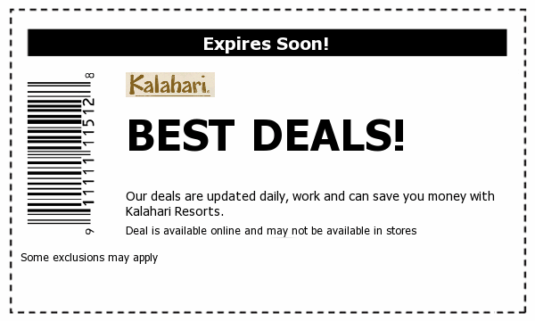 groupon coupon kalahari