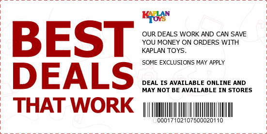 Kaplan Toys Coupons