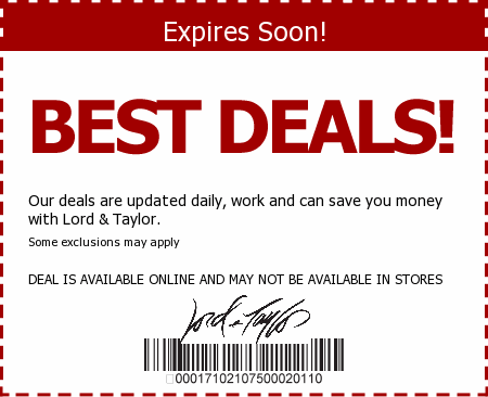 Lord and Taylor Promo Code
