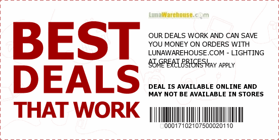 Lunawarehouse.com - Lighting at Great Prices! Coupons
