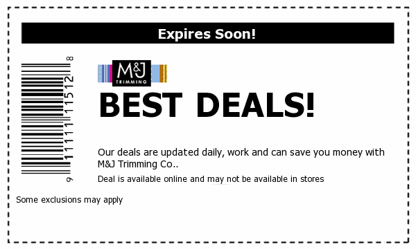 M and J Trimming Deals