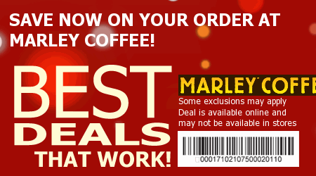 Marley Coffee Coupon Code