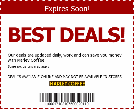 Marley Coffee Promo Code