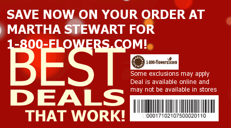 Martha Stewart Flowers Coupon Code