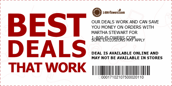 Martha Stewart Flowers Coupons