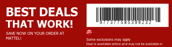 Mattel Coupon