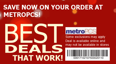 MetroPCS Coupon Code
