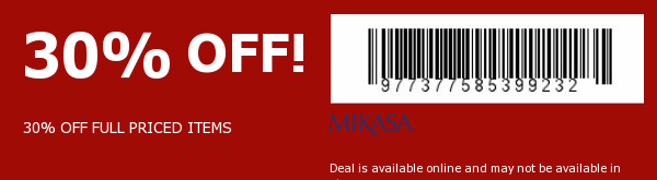 Mikasa Coupon