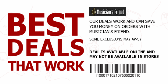 Musicians Friend Coupons