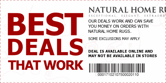 Natural Home Rugs Coupons