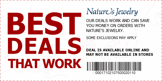 Natures Jewelry Coupons