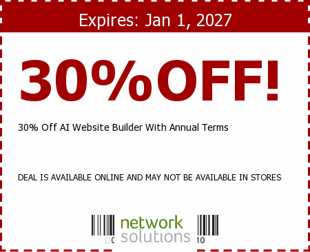 Network Solutions Promo Code