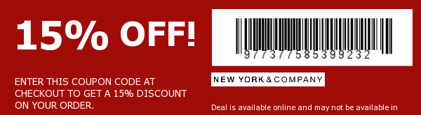 New York and Company Coupon