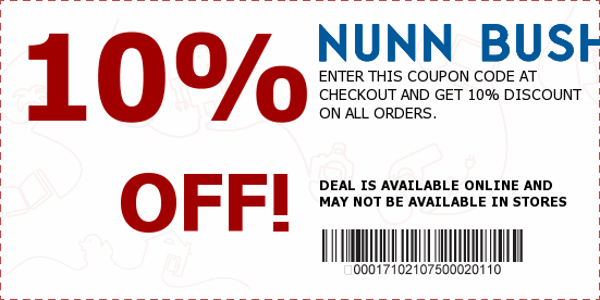 Nunn Bush Coupons